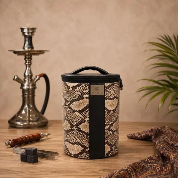 کیف قلیان کرنو اورجینال طرح پوست مار سایز (L)